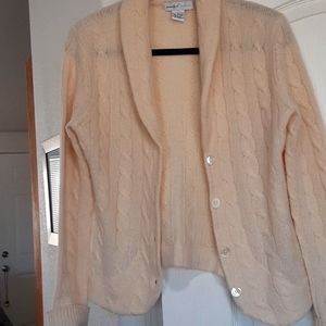 CASHMERE CABLE CARDIGAN